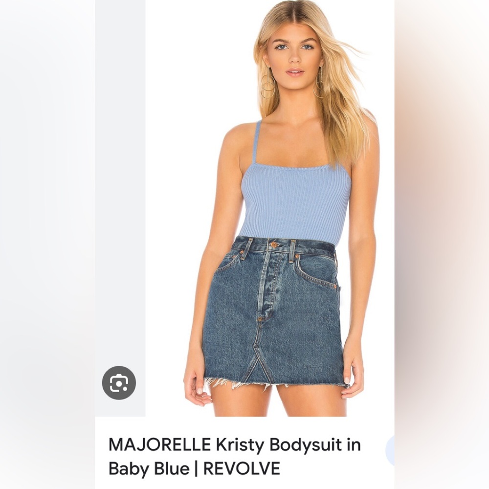 Marjolle- Kristy Bodysuit in Baby Blue
MAJORELLE
Color:Baby Blue
